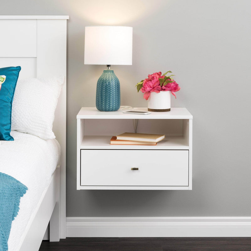 Pending - Modubox Nightstand Sonoma 1-Drawer Floating Nightstand - Available in 2 Colours