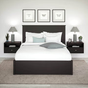 Pending - Modubox Nightstand Sonoma 1-Drawer Floating Nightstand (Set of 2) in Black