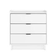 Pending - Modubox Nightstand White Simply Modern 3-Drawer Nightstand - Available in 3 Colours