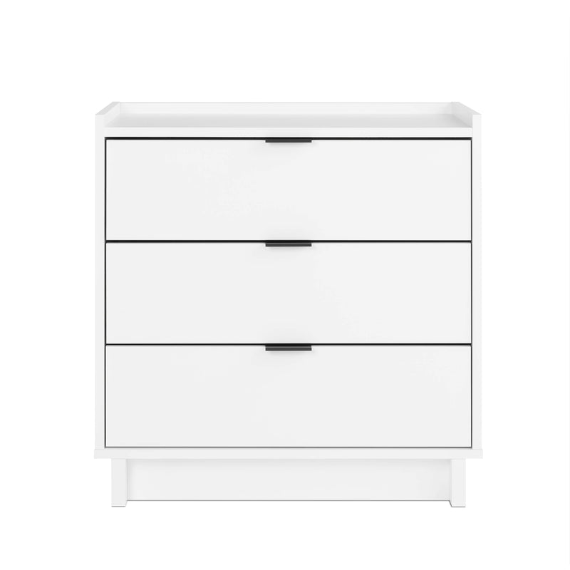 Pending - Modubox Nightstand White Simply Modern 3-Drawer Nightstand - Available in 3 Colours