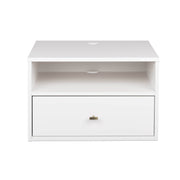 Pending - Modubox Nightstand White Sonoma 1-Drawer Floating Nightstand - Available in 2 Colours