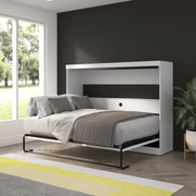 Pending - Modubox Pur 80"W Full Horizontal Murphy Bed - Available in 2 Colours