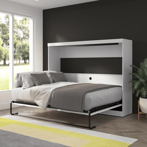 Pending - Modubox Pur 85"W Queen Horizontal Murphy Bed - Available in 2 Colours