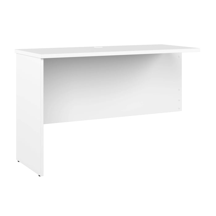 Pending - Modubox Return Table Pure White Logan 48W Desk Return or Bridge - Available in 4 Colours