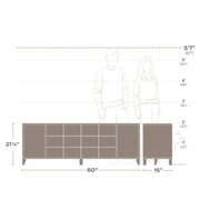 Pending - Modubox Shoe Cabinet 60" Wide Shoe Bench in White