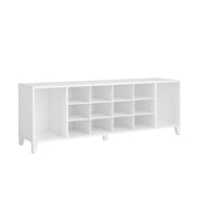 Pending - Modubox Shoe Cabinet 60" Wide Shoe Bench in White