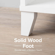 Pending - Modubox Shoe Cabinet 60" Wide Shoe Bench in White