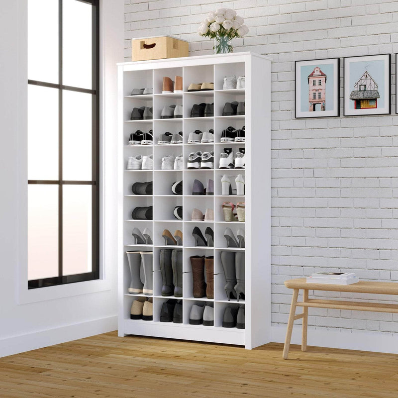 Pending - Modubox Shoe Cabinet Sonoma 40" Shoe Storage Rack in White