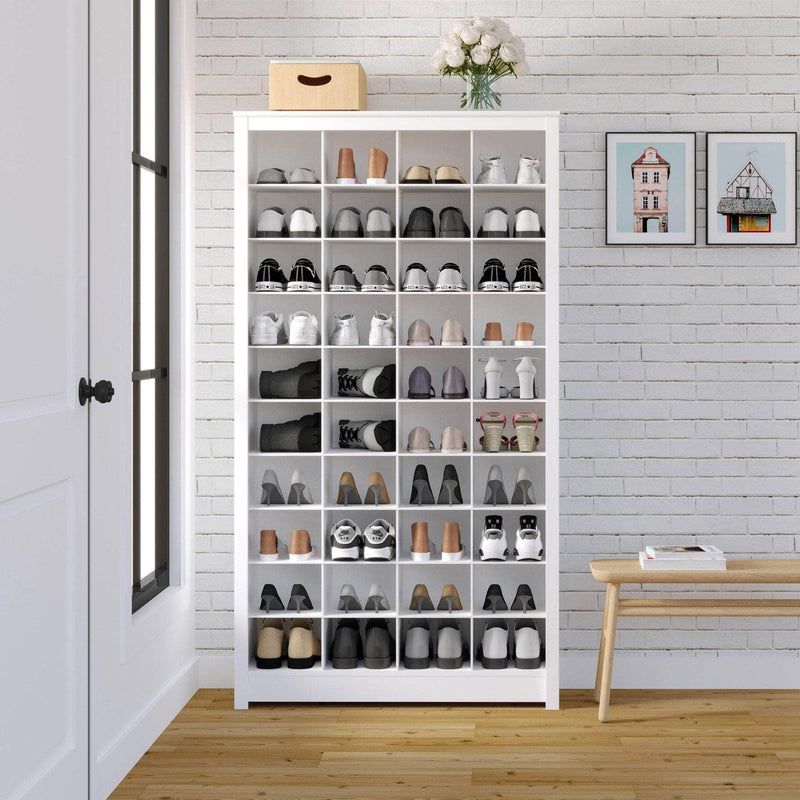 Pending - Modubox Shoe Cabinet Sonoma 40" Shoe Storage Rack in White