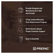 Pending - Modubox Slate Media 18.75" 4-Sided Spinning Tower - Available in 2 Colours