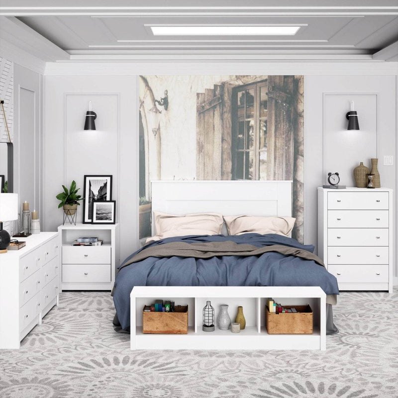 Pending - Modubox Storage Bench Calla 61.5" Storage Bench in White