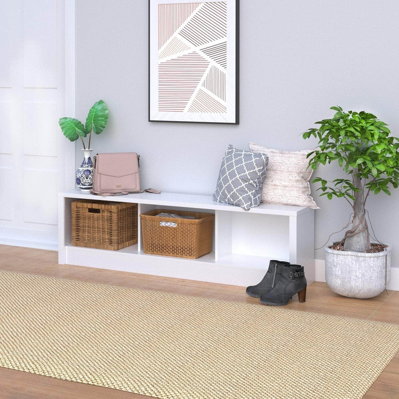 Pending - Modubox Storage Bench Calla 61.5" Storage Bench in White