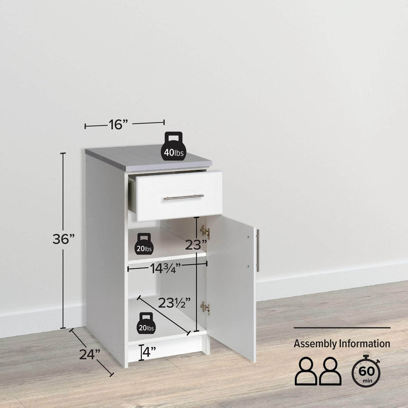 Pending - Modubox Storage Cabinet Elite 16" Base Storage Cabinet - Available in 2 Colours