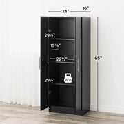 Pending - Modubox Storage Cabinet Elite Deep Storage Cabinet with Fixed and Adjustable Shelves - Available in 2 Colours
