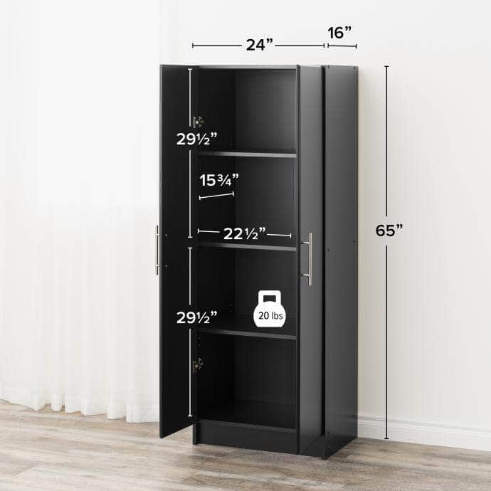 Pending - Modubox Storage Cabinet Elite Deep Storage Cabinet with Fixed and Adjustable Shelves - Available in 2 Colours