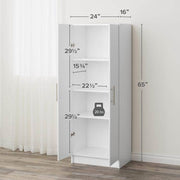 Pending - Modubox Storage Cabinet Elite Deep Storage Cabinet with Fixed and Adjustable Shelves - Available in 2 Colours