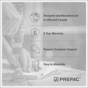 Pending - Modubox Storage Cabinet Elite Deep Storage Cabinet with Fixed and Adjustable Shelves - Available in 2 Colours