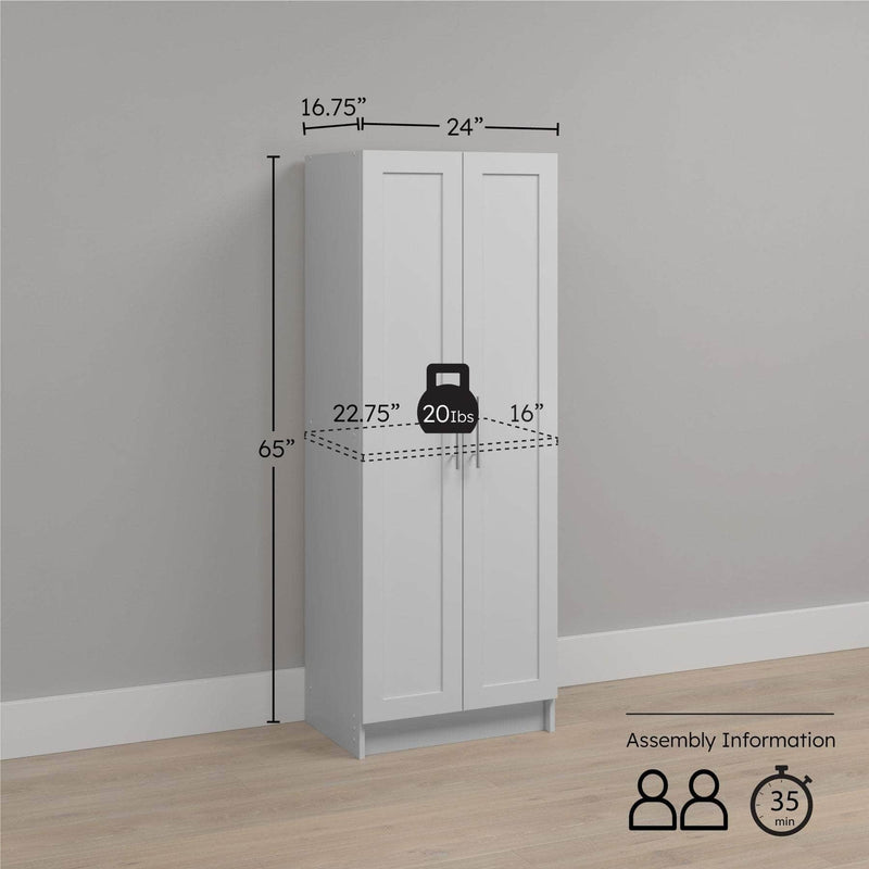 Pending - Modubox Storage Cabinet Elite Plus 24" Storage Cabinet in White