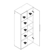 Pending - Modubox Storage Cabinet Hangups 30" Storage Cabinet - Available in 3 Colours