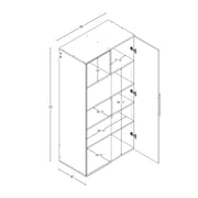 Pending - Modubox Storage Cabinet Hangups 36" Large Storage Cabinet - Available in 3 Colours