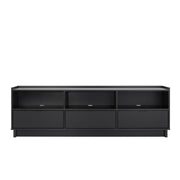 Pending - Modubox TV Stand Black Simply Modern 70.25" TV Stand - Available in 3 Colours
