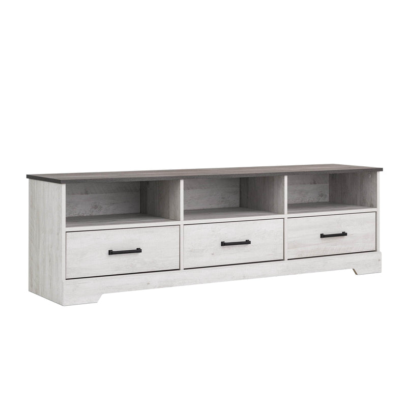Pending - Modubox TV Stand Rustic Ridge 66" TV Stand in White Washed
