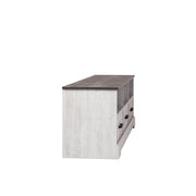 Pending - Modubox TV Stand Rustic Ridge 66" TV Stand in White Washed