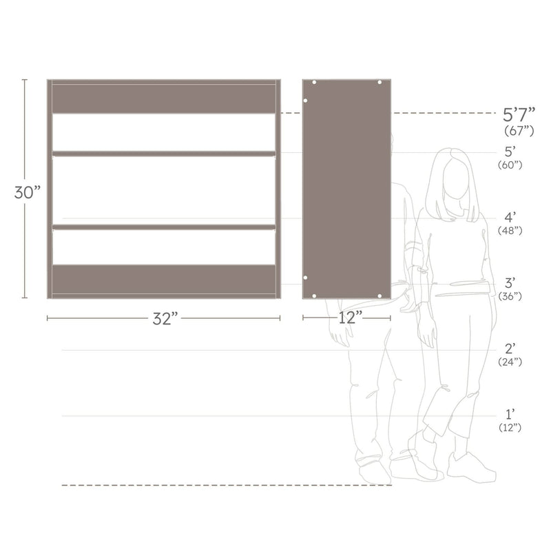Pending - Modubox Wall Cabinet Elite 32" Wall Cabinet in White