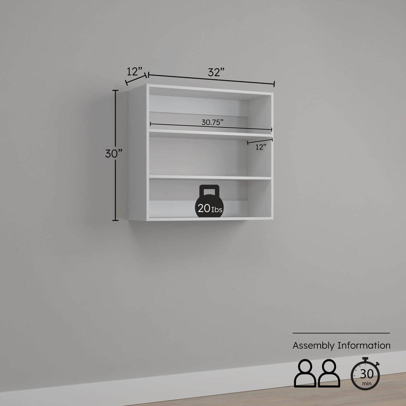 Pending - Modubox Wall Cabinet Elite 32" Wall Cabinet in White