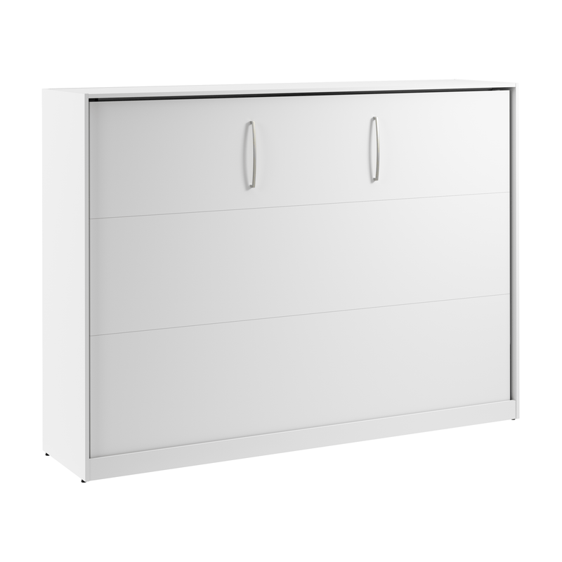 Pending - Modubox White Claremont 80"W Full Horizontal Murphy Bed - Available in 2 Colours