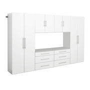 Pending - Modubox White Hangups 120" 6 PC Storage Cabinet Set - Available in 3 Colours