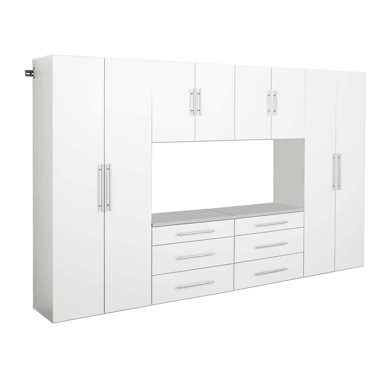Pending - Modubox White Hangups 120" 6 PC Storage Cabinet Set - Available in 3 Colours