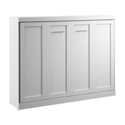 Pending - Modubox White Pur 85"W Queen Horizontal Murphy Bed - Available in 2 Colours