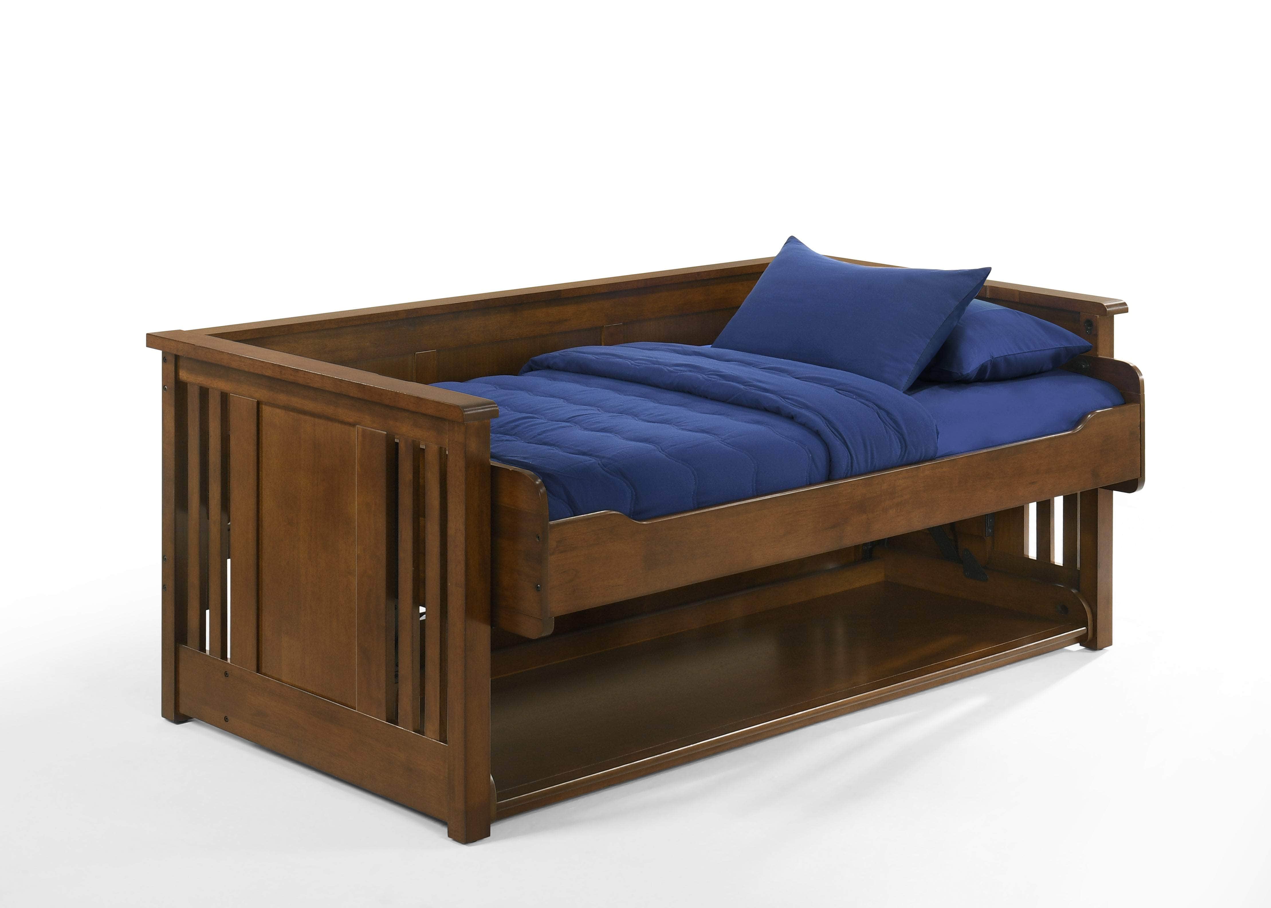 Night and Day Artisan Twin Horizontal Murphy Folding Desk Bed with