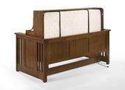 Pending - Night and Day Artisan Twin Horizontal Murphy Folding Desk Bed in Black Walnut