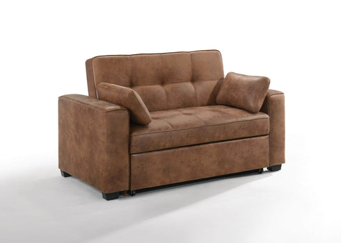 Pending - Night and Day Brooklyn Full Size Sleeper Loveseat Sofa Bed - Available in 3 Colours