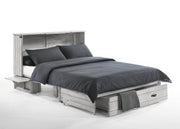 Pending - Night and Day Murphy Cabinet Bed Ranchero Murphy Cabinet Bed with Gel Memory Foam Mattress - Available in 2 Colours