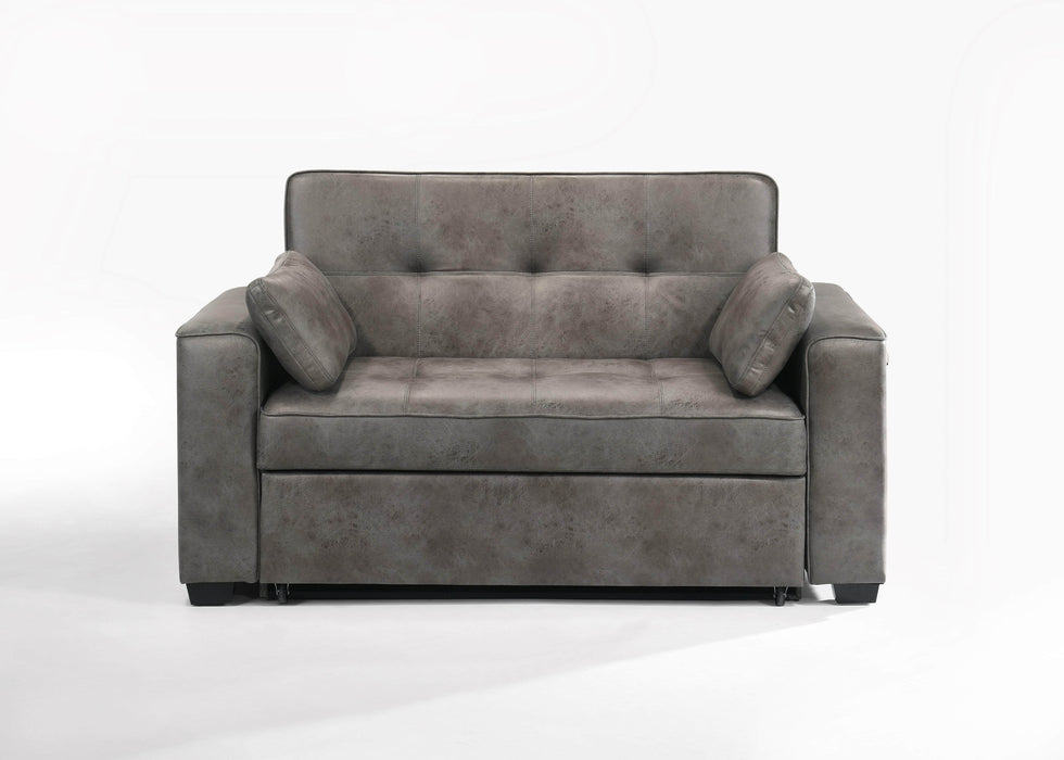 Pending - Night and Day Stone Brooklyn Full Size Sleeper Loveseat Sofa Bed - Available in 3 Colours