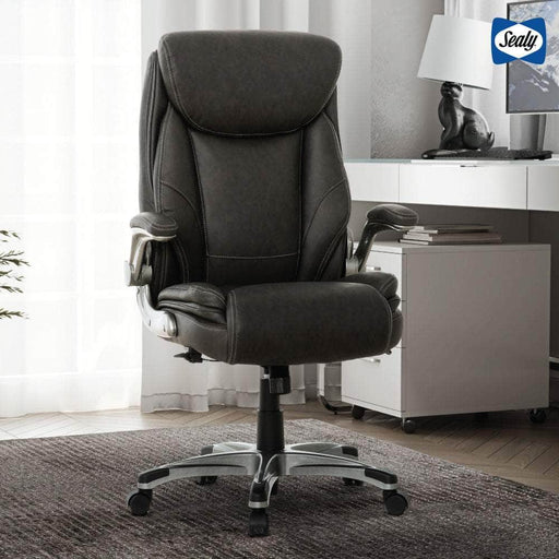 Sealy Ryder Bonded Leather Swivel High Back Executive Office Chair