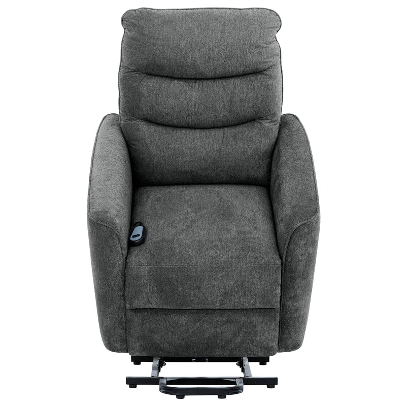 Pending - Primo International Recliner Denver Power Lift Chair in Linen Dark Grey