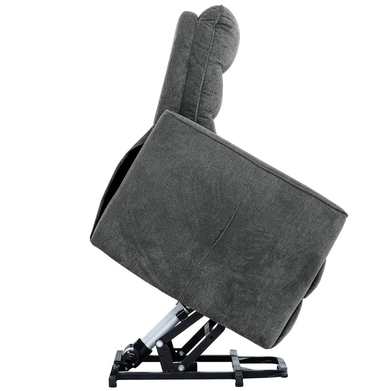 Pending - Primo International Recliner Denver Power Lift Chair in Linen Dark Grey
