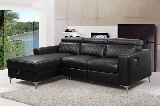 Pending - Review Left Hand Facing Chaise Morris Power Reclining Sectional with Storage Chaise - Available in 2 Configurations