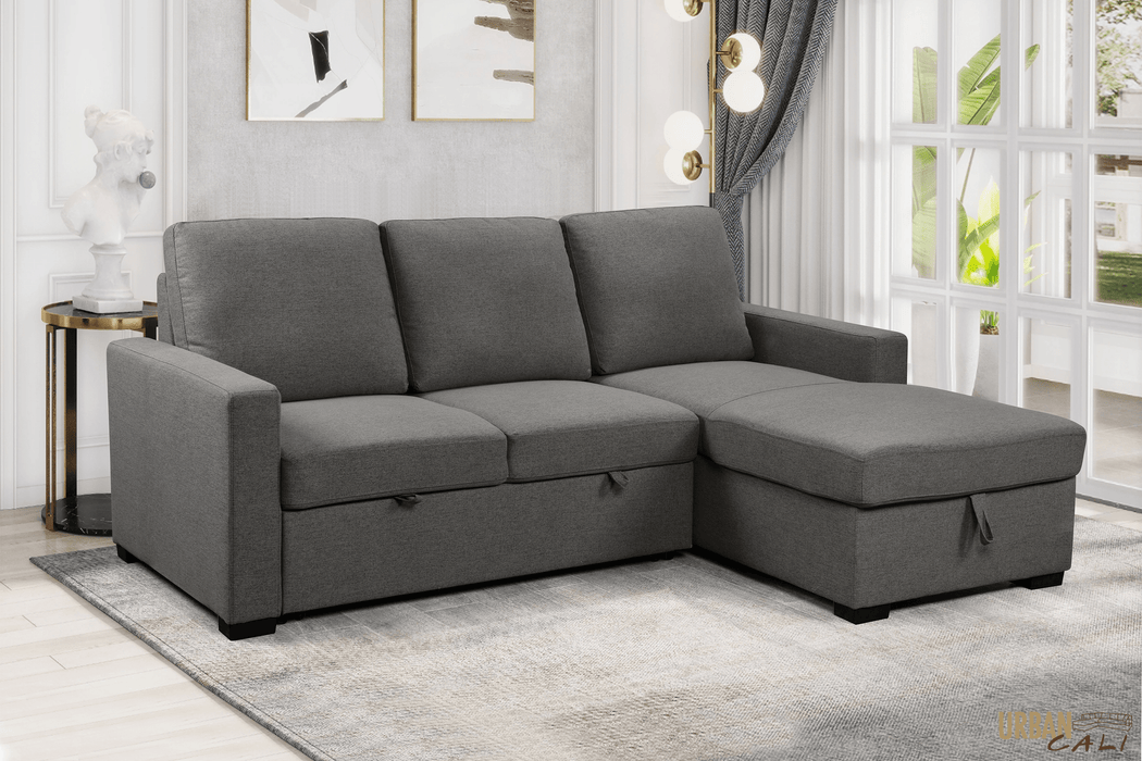 Dark grey sleeper sofa deals
