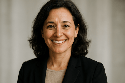 Portrait image of Sophia Greenwalt. She founded the Helping Hats Program to fundraise for various charities and needs in her community, raising over $70,000 over the last seven years. No text on image.