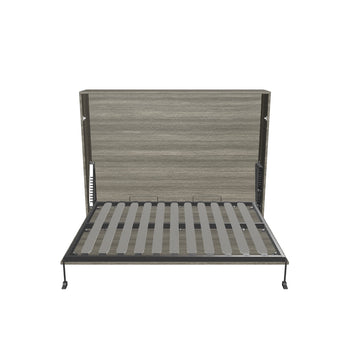 Heidi II Brown Horizontal Murphy Wall Pull Down Bed - Available in 3 Sizes