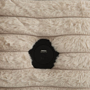 Primo International Chair Sealy Oversized Minky Corduroy Cuddler Chaise with Cupholders and USB Ports - Available in 2 Colours