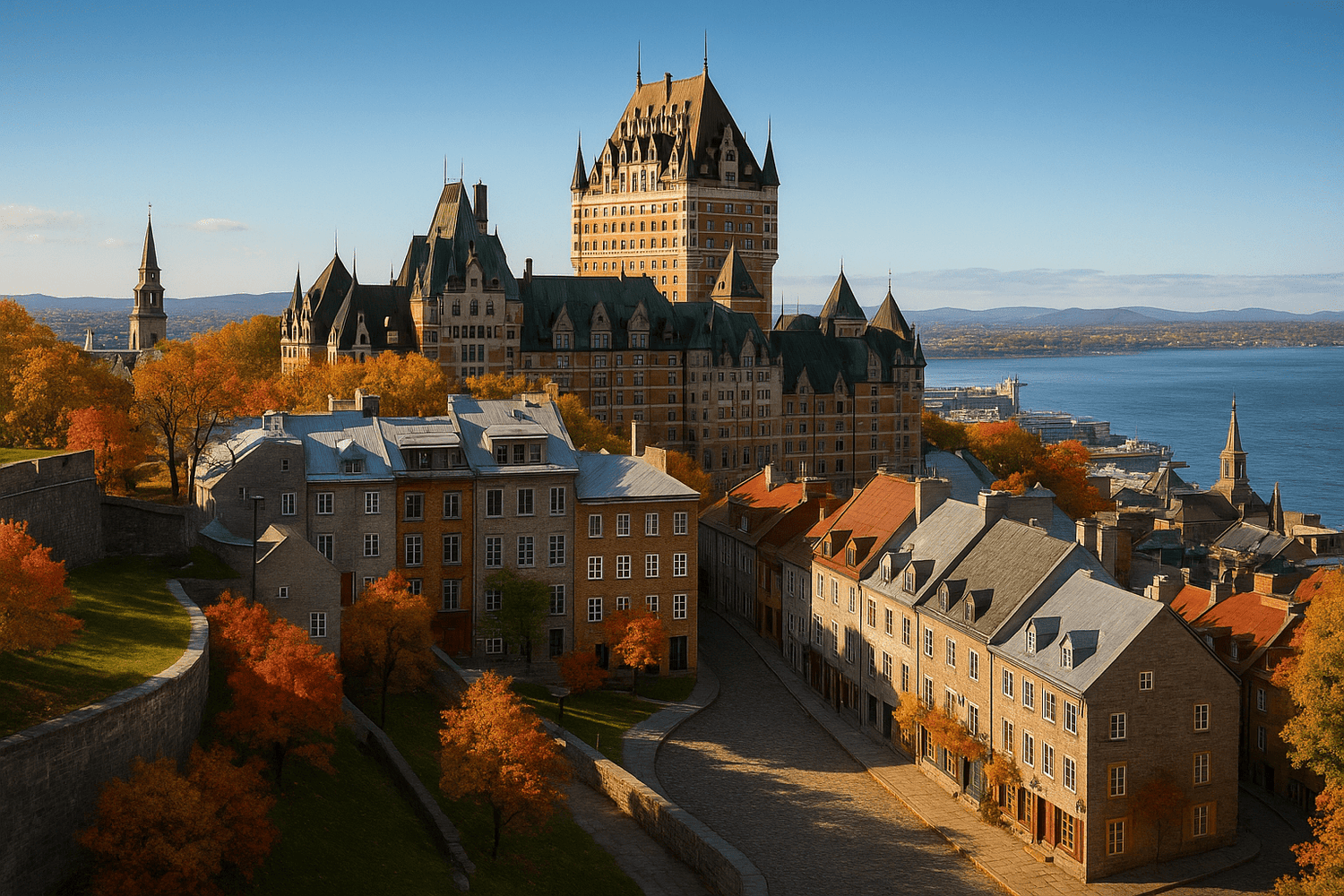 quebec city, quebec city landscape