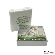 Rest Therapy Bedding Package Breeze Bamboo Bed Sheet and Pillowcase Bedding Package in White - Available in 4 Sizes
