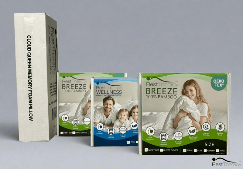 Rest Therapy Bedding Package Premium Twin, Full, Queen, or King Size Bedding Package