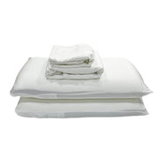 Rest Therapy Bedding Package Queen Breeze Bamboo Bed Sheet and Pillowcase Bedding Package in White - Available in 4 Sizes